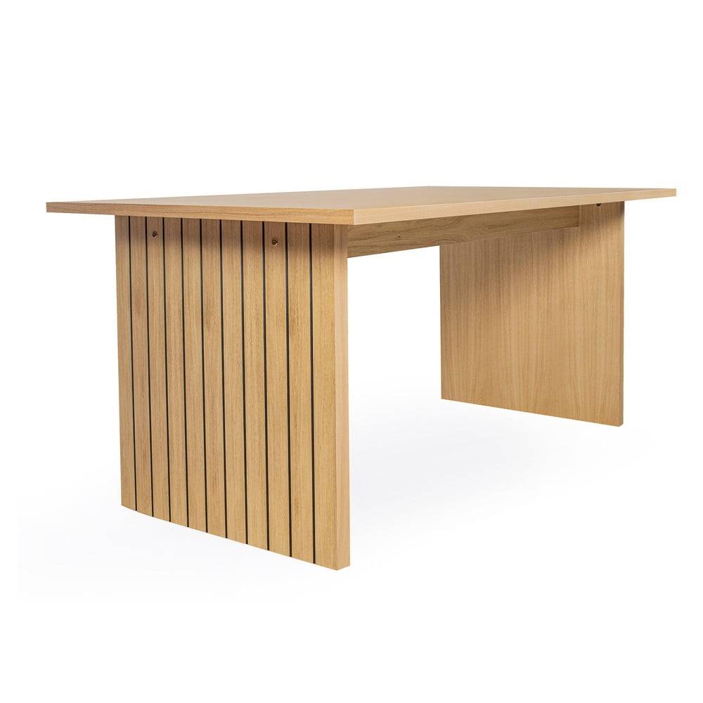 Woodman Jedálenský stôl s doskou v dubovom dekore 90x160 cm Stripe - , značky Woodman