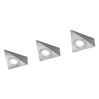 Kovové LED nástenné svietidlo v striebornej farbe (dĺžka 11 cm) Ecco - Trio