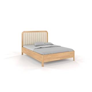 Skandica Svetlá prírodná dvojlôžková posteľ z bukového dreva  Visby Modena, 160 x 200 cm, značky Skandica