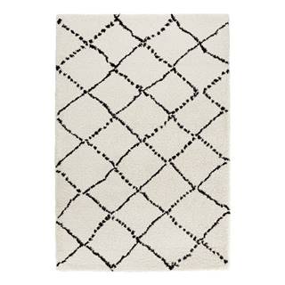 Béžovo-čierny koberec Mint Rugs Hash, 200 x 290 cm