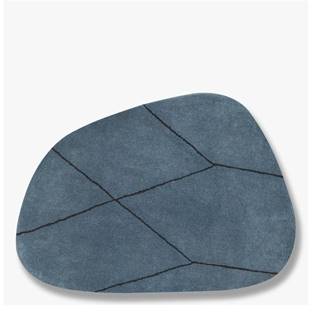 Modrý vlnený koberec 150x200 cm Shape - Mette Ditmer Denmark