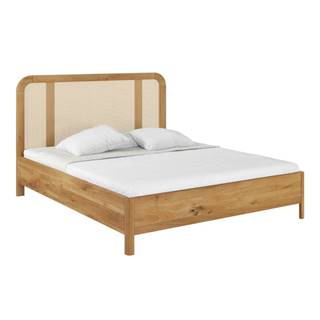 Skandica Dvojlôžková posteľ z dubového dreva 180x200 cm v prírodnej farbe Harmark - , značky Skandica