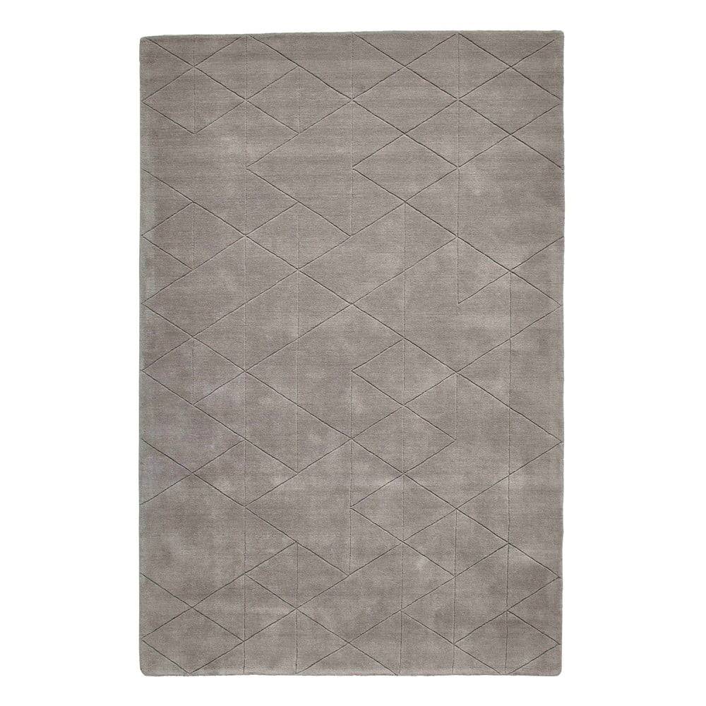 Think Rugs Sivý vlnený koberec  Kasbah, 150 x 230 cm, značky Think Rugs