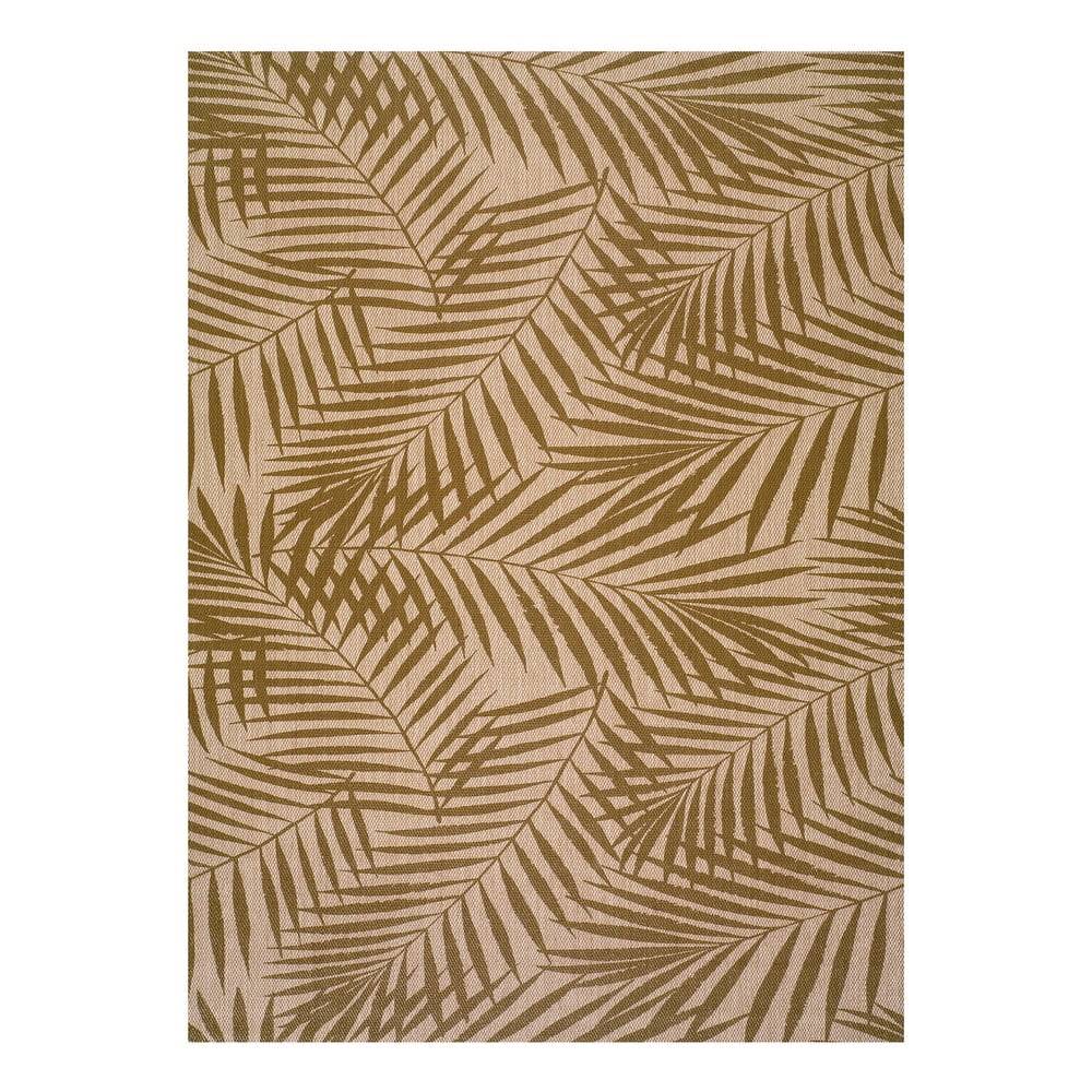 Universal Hnedo-béžový vonkajší koberec  Palm, 160 x 230 cm, značky Universal