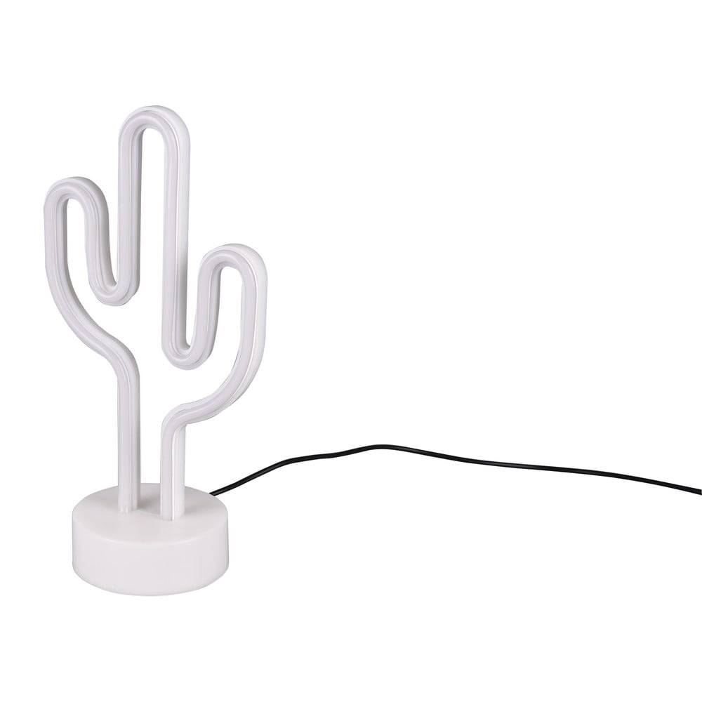 Trio Biela LED stolná lampa (výška 29 cm) Cactus - , značky Trio