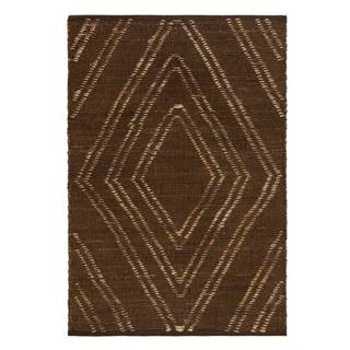 Hnedý jutový koberec Flair Rugs Trey, 120 x 170 cm