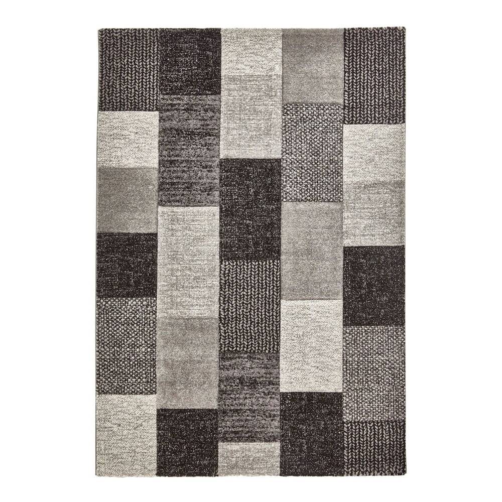Think Rugs Sivý koberec  Brooklyn, 160 × 220 cm, značky Think Rugs