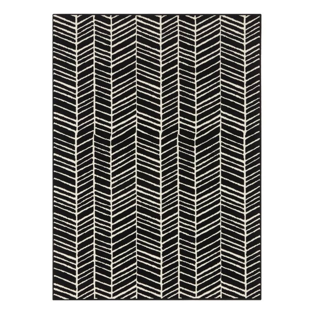 Ragami Čierny koberec  Velvet, 160 x 220 cm, značky Ragami