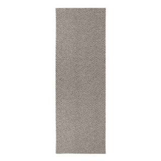 Narma Krémovo-čierny behúň vhodný do exteriéru  Diby, 70 × 350 cm, značky Narma