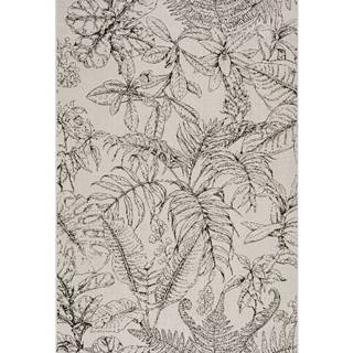 Universal Krémovobiely vonkajší koberec  Tokio Leaf, 80 x 150 cm, značky Universal