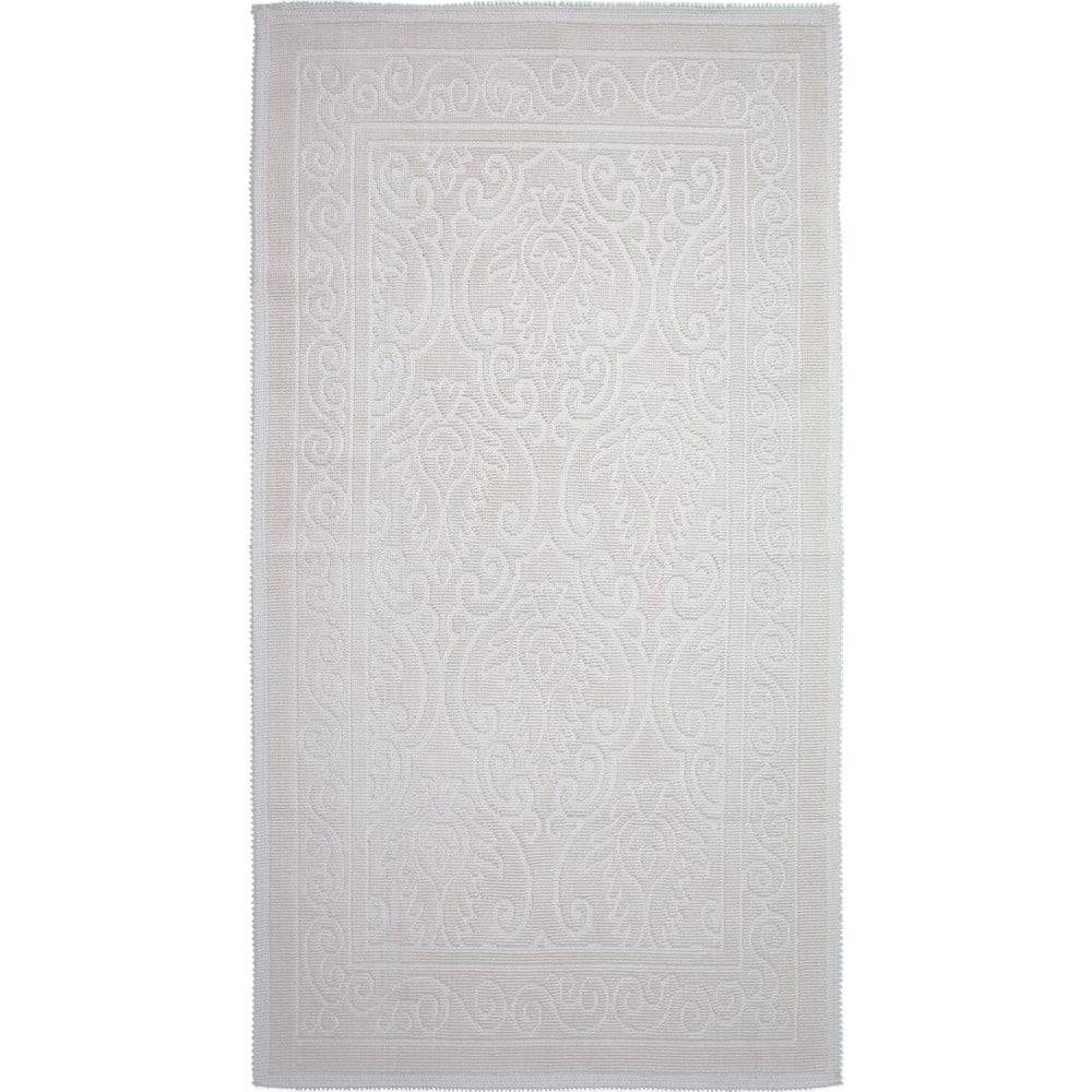 Vitaus Krémovobiely bavlnený koberec  Osmanli, 80 × 150 cm, značky Vitaus