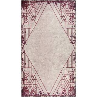 Červeno-krémový prateľný koberec 230x160 cm - Vitaus
