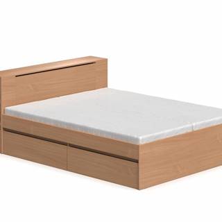 Manželská posteľ buk 160 cm REA AMY