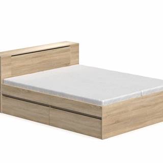 Manželská posteľ dub bardolíno 160 cm REA AMY