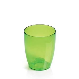 Kinekus Kvetináč transparentný, plastový, priemer 13,2 cm, COUBI ORCHID, zelený, značky Kinekus
