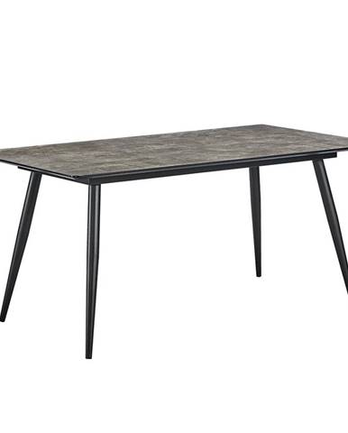 Stôl Brooke 1935 160x90x75 betón/čierna