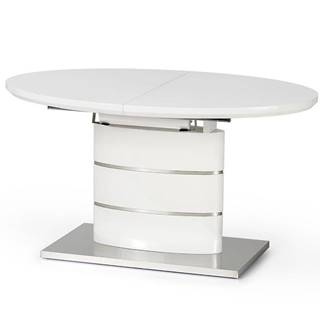 MERKURY MARKET Stôl Aspen 140/180 Mdf/Oceľ – Biely, značky MERKURY MARKET