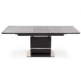 Stôl Martin 160/200 Tmavé Popolavý/Čierna