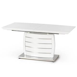 Stôl Onyx 160/200 Mdf/Oceľ – Biely