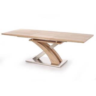 MERKURY MARKET Stôl Sandor 160/220 Mdf/Oceľ – Sonoma, značky MERKURY MARKET