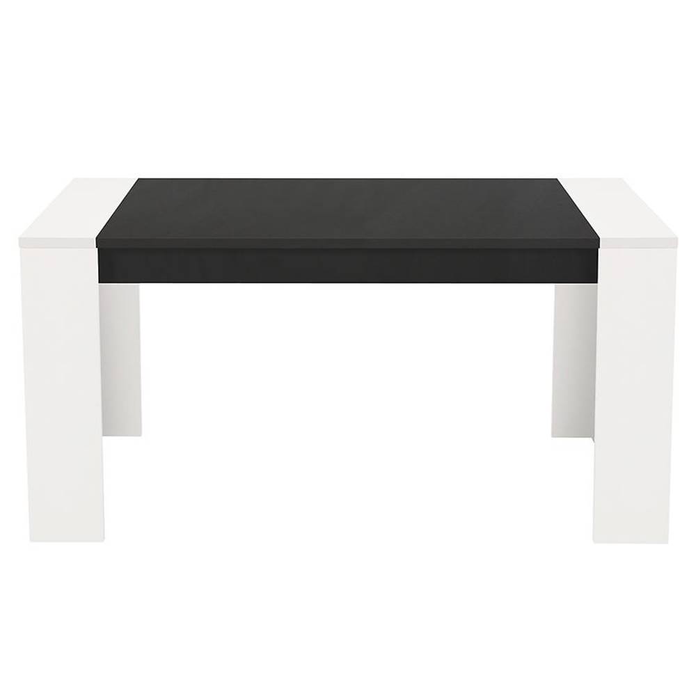 MERKURY MARKET Stôl Cremona TS 155x90 biely/čierna 11008805, značky MERKURY MARKET