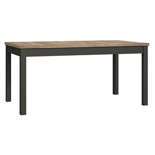 Stôl Gudrid dub flagstaff/čierna