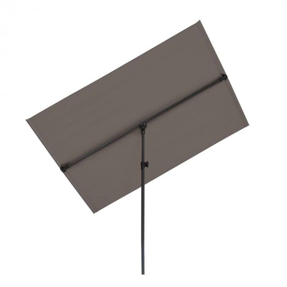 Blumfeldt  Flex-Shade L, slnečník, 130 x 180 cm, polyester, UV 50, tmavosivý, značky Blumfeldt