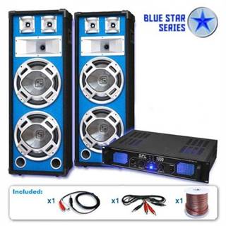 Electronic-Star  PA set Blue Star Series „Basskern“, 2800 W, značky Electronic-Star