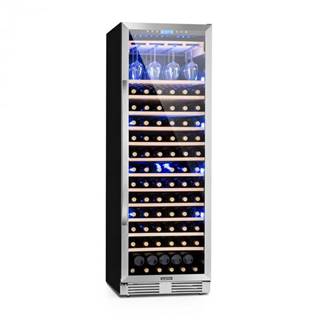Klarstein Vinovilla Grande, veľkoobjemová vinotéka, chladnička, 425l, 165 fl., 3-farebné LED osvetlenie