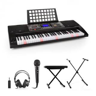 SCHUBERT  Etude 450, nácvičný elektronický klavír, slúchadlá, mikrofón, stojan, stolička, adaptér, značky SCHUBERT