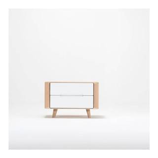 Gazzda Nočný stolík z dubového dreva  Ena One, 60 × 42 × 40 cm, značky Gazzda