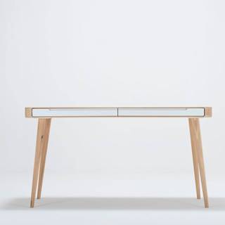 Gazzda Pracovný stôl z dubového dreva  Ena, 140 × 60 cm, značky Gazzda