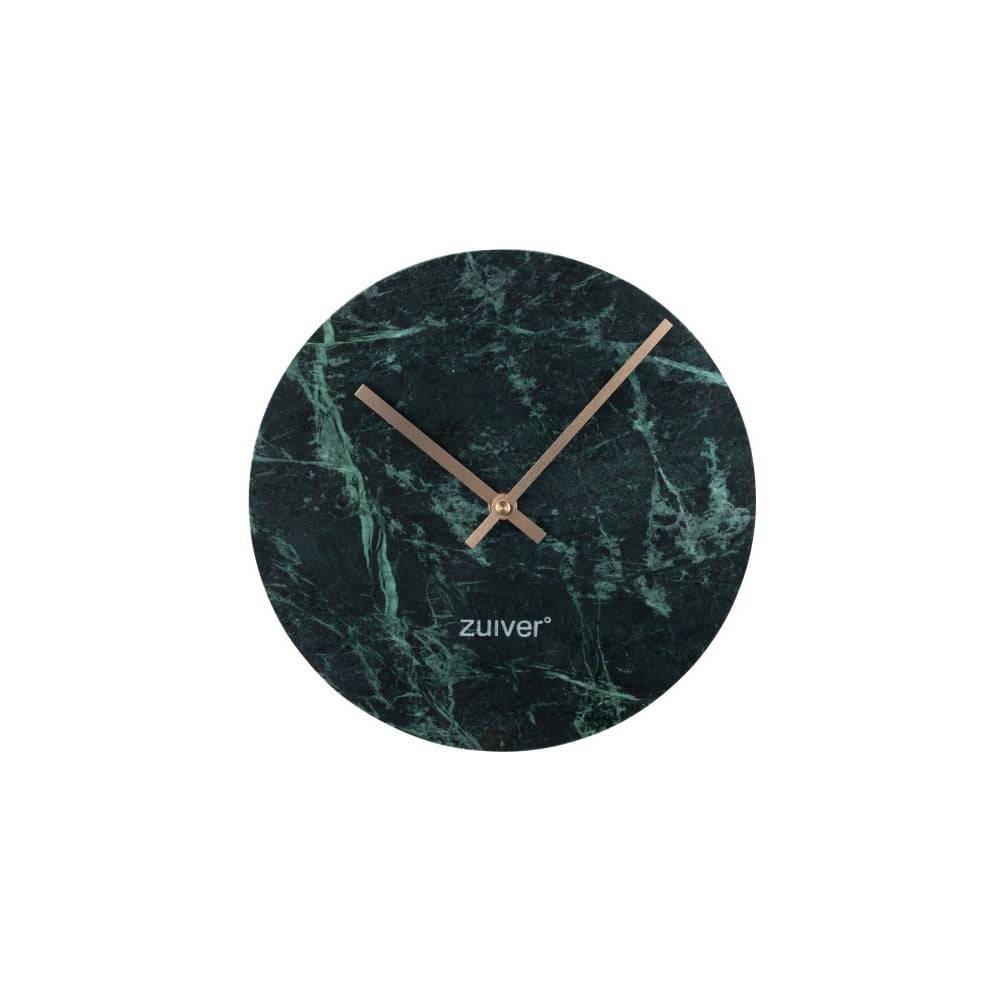 Zuiver Zelené nástenné mramorové hodiny  Marble Time, značky Zuiver
