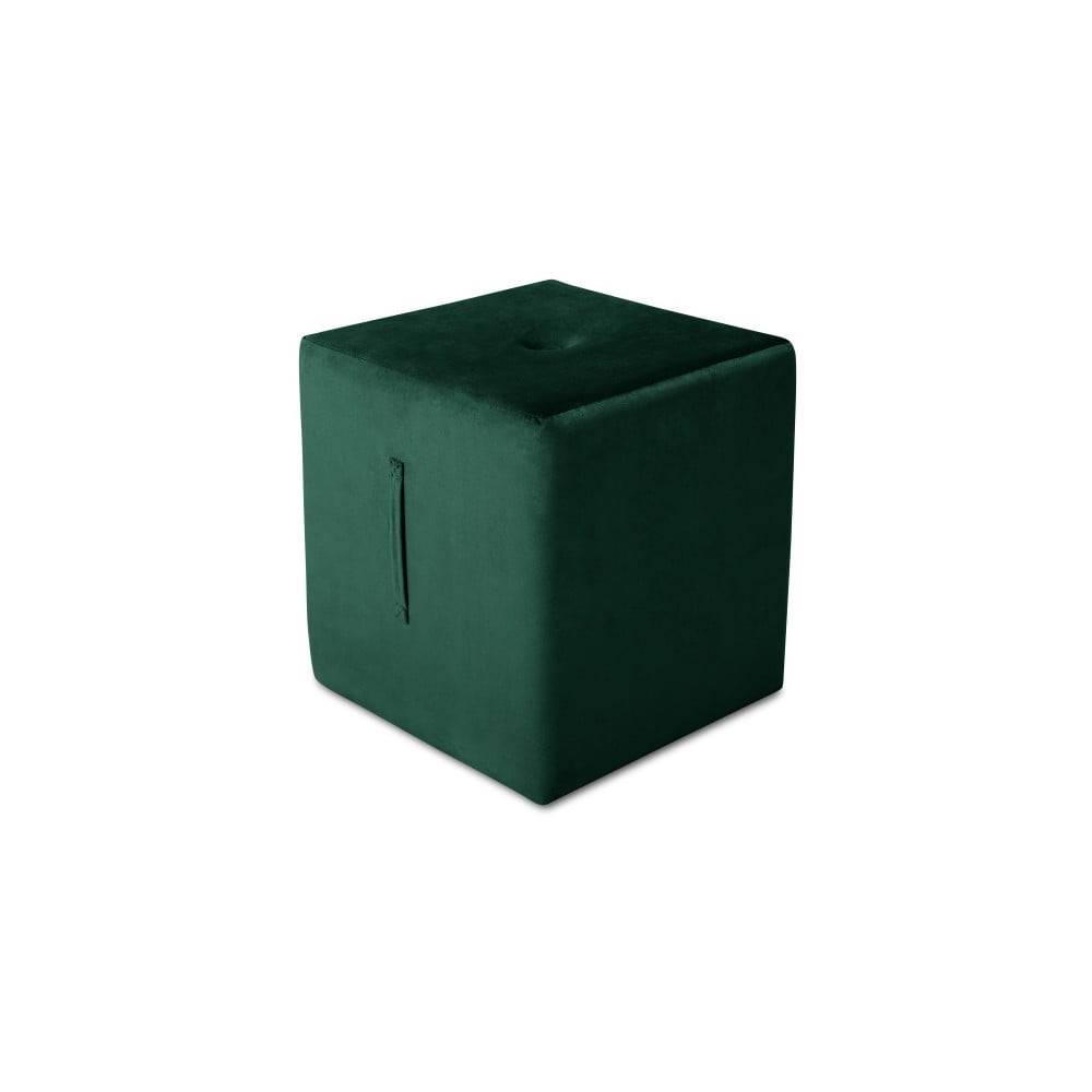 Mazzini Sofas Zelený puf  Margaret, 40 × 45 cm, značky Mazzini Sofas
