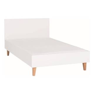 Vox Biela jednolôžková posteľ  Concept, 120 × 200 cm, značky Vox