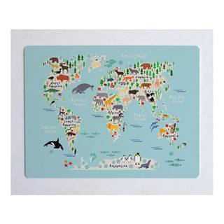 Little Nice Things Podložka na stôl  World Map, 55 × 35 cm, značky Little Nice Things