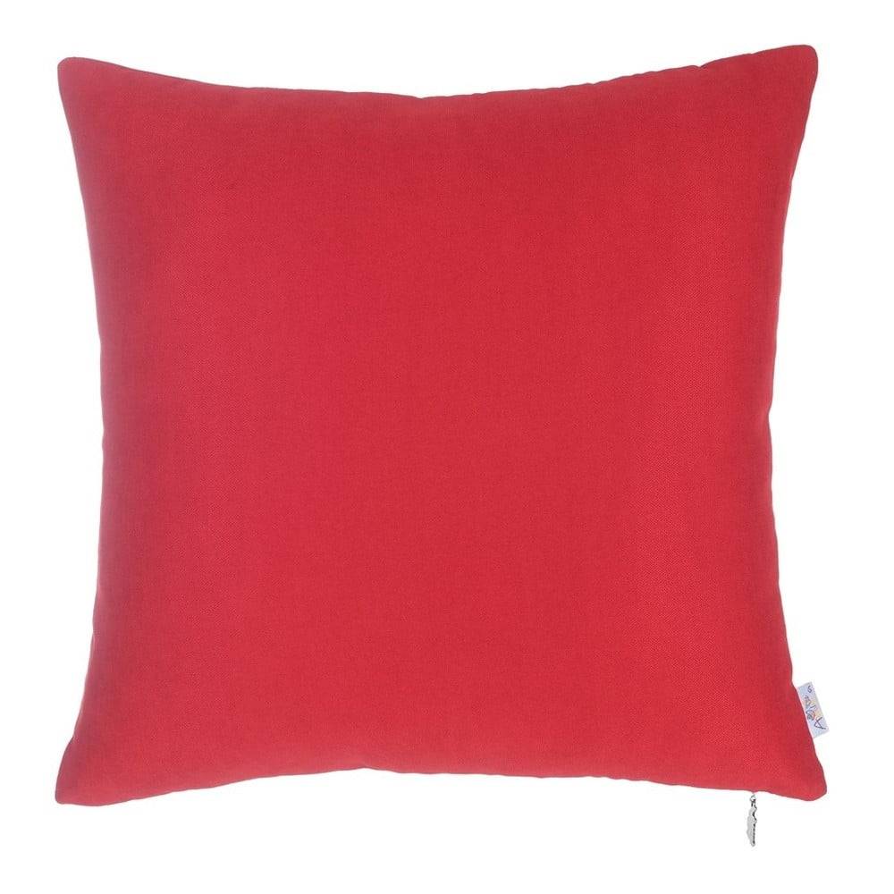 Apolena Červená obliečka na vankúš Mike & Co. NEW YORK Simple, 43 × 43 cm, značky Apolena