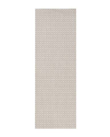 Sivý vonkajší koberec NORTHRUGS Coin, 80 x 200 cm