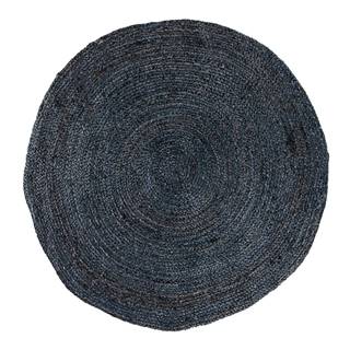 Tmavosivý okrúhly koberec HoNordic Bombay, ø 180 cm