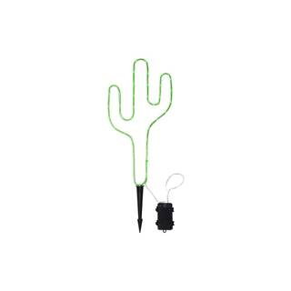 Best Season Zelené vonkajšie LED svietidlo v tvare kaktusu Star Trading Tuby, výška 54 cm, značky Best Season
