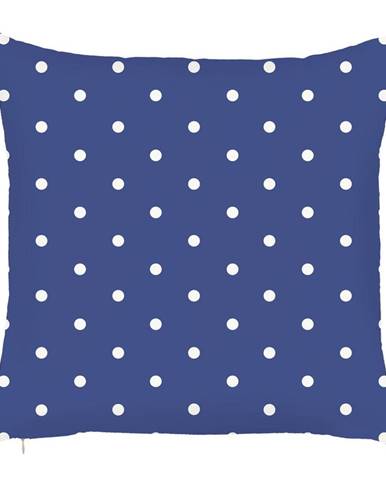 Modrá obliečka na vankúš Mike & Co. NEW YORK Little Dots, 43 × 43 cm