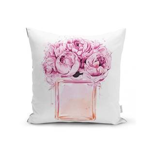 Minimalist Cushion Covers Obliečka na vankúš  Pink Flowers, 45 x 45 cm, značky Minimalist Cushion Covers