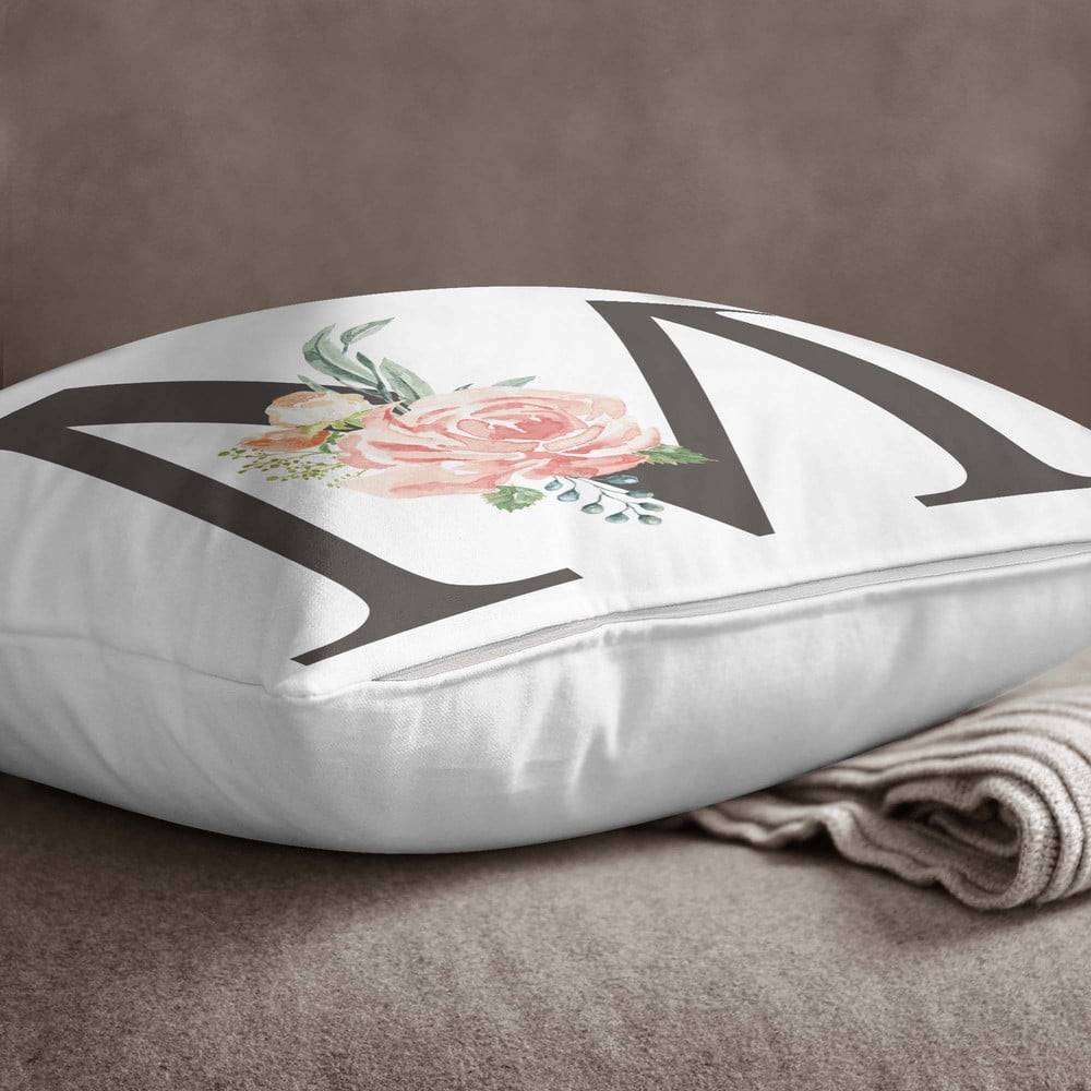 Minimalist Cushion Covers Obliečka na vankúš  Floral Alphabet M, 45 x 45 cm, značky Minimalist Cushion Covers