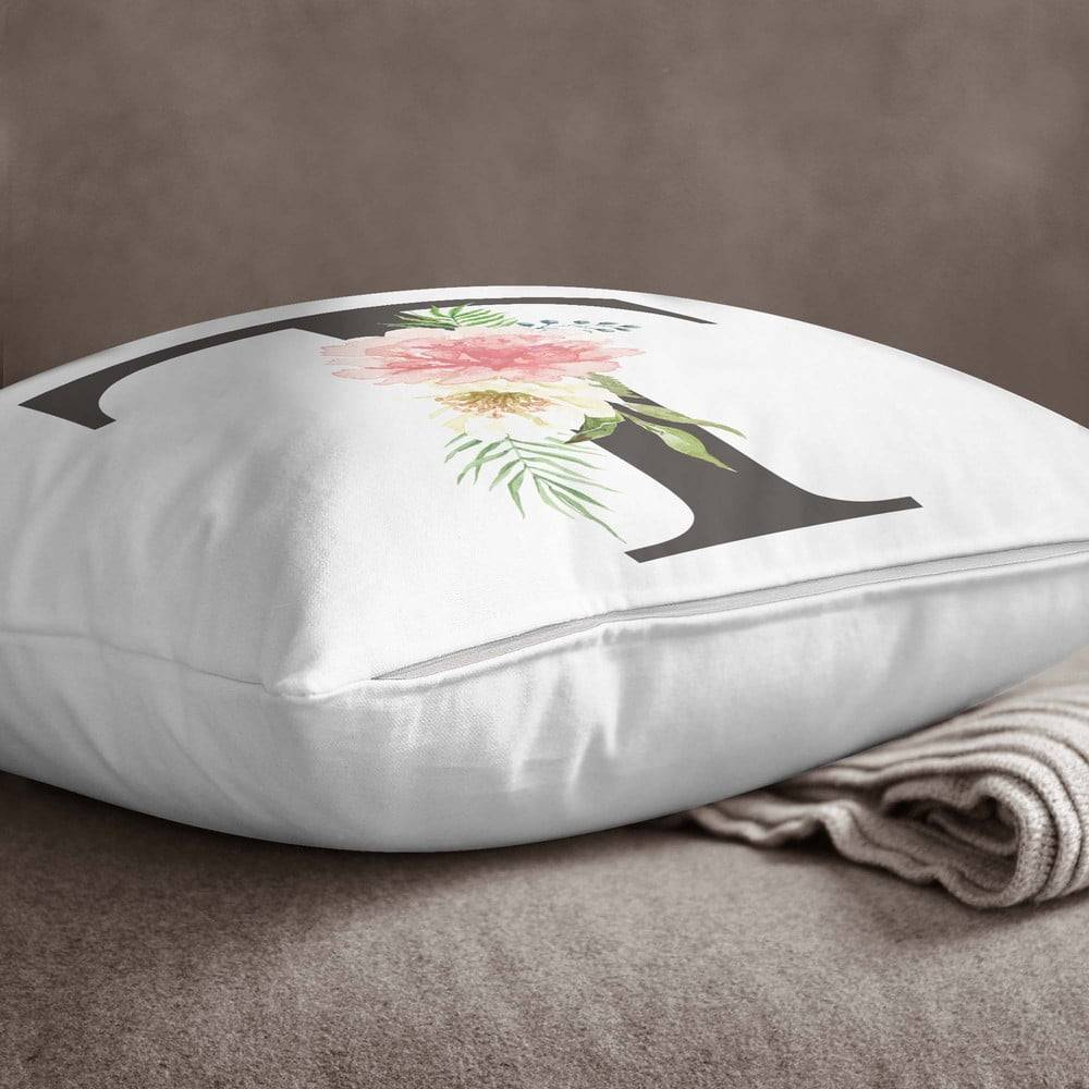 Minimalist Cushion Covers Obliečka na vankúš  Floral Alphabet T, 45 x 45 cm, značky Minimalist Cushion Covers