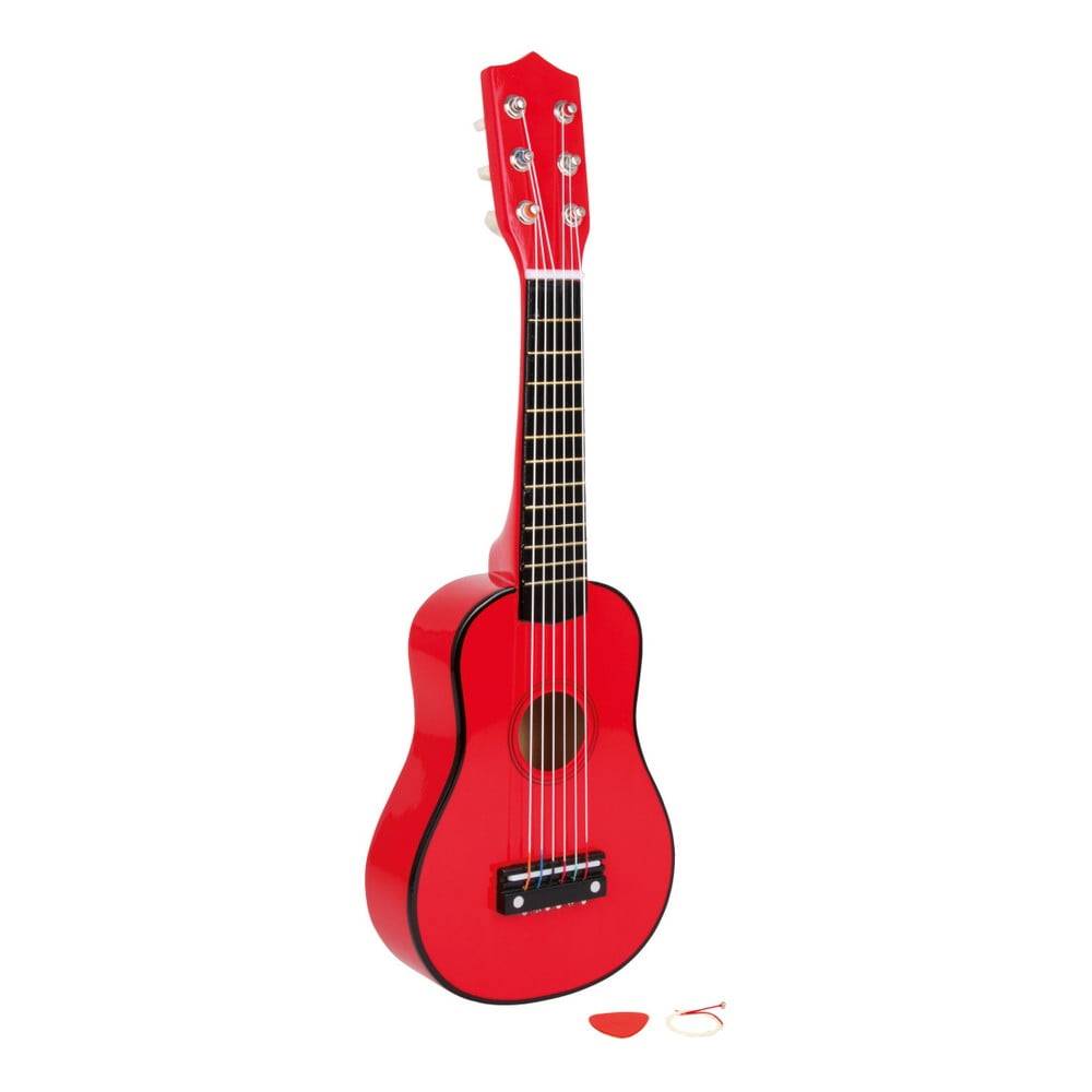 Legler Červená gitara na hranie , značky Legler