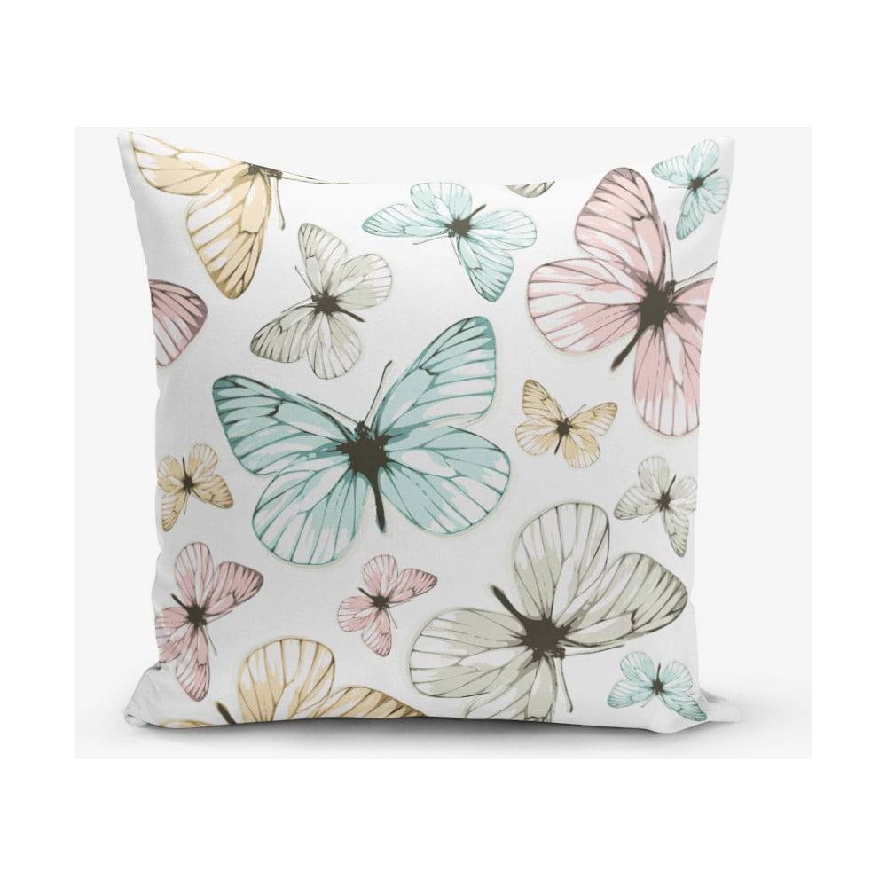 Minimalist Cushion Covers Obliečka na vankúš s prímesou bavlny  Butterfly, 45 × 45 cm, značky Minimalist Cushion Covers
