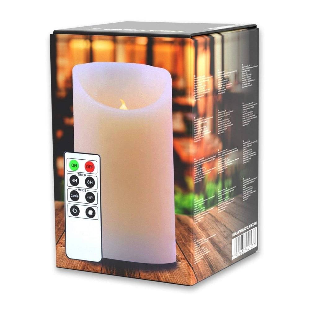 DecoKing LED sviečka s diaľkovým ovládačom  Wax, výška 12,5 cm, značky DecoKing