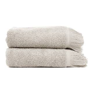Bonami Súprava 2 sivohnedých uterákov zo 100% bavlny  Selection, 50 × 90 cm, značky Bonami