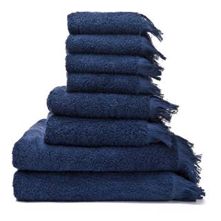 Bonami Súprava 6 modrých uterákov a 2 osušiek zo 100 % bavlny  Selection, značky Bonami