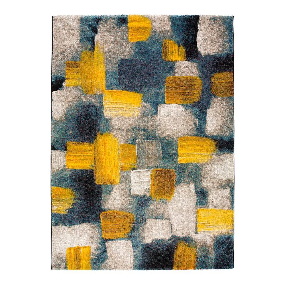 Universal Modro-žltý koberec  Lienzo, 120 x 170 cm, značky Universal
